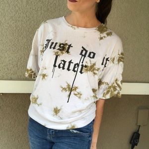 Green Tie Dye Tee